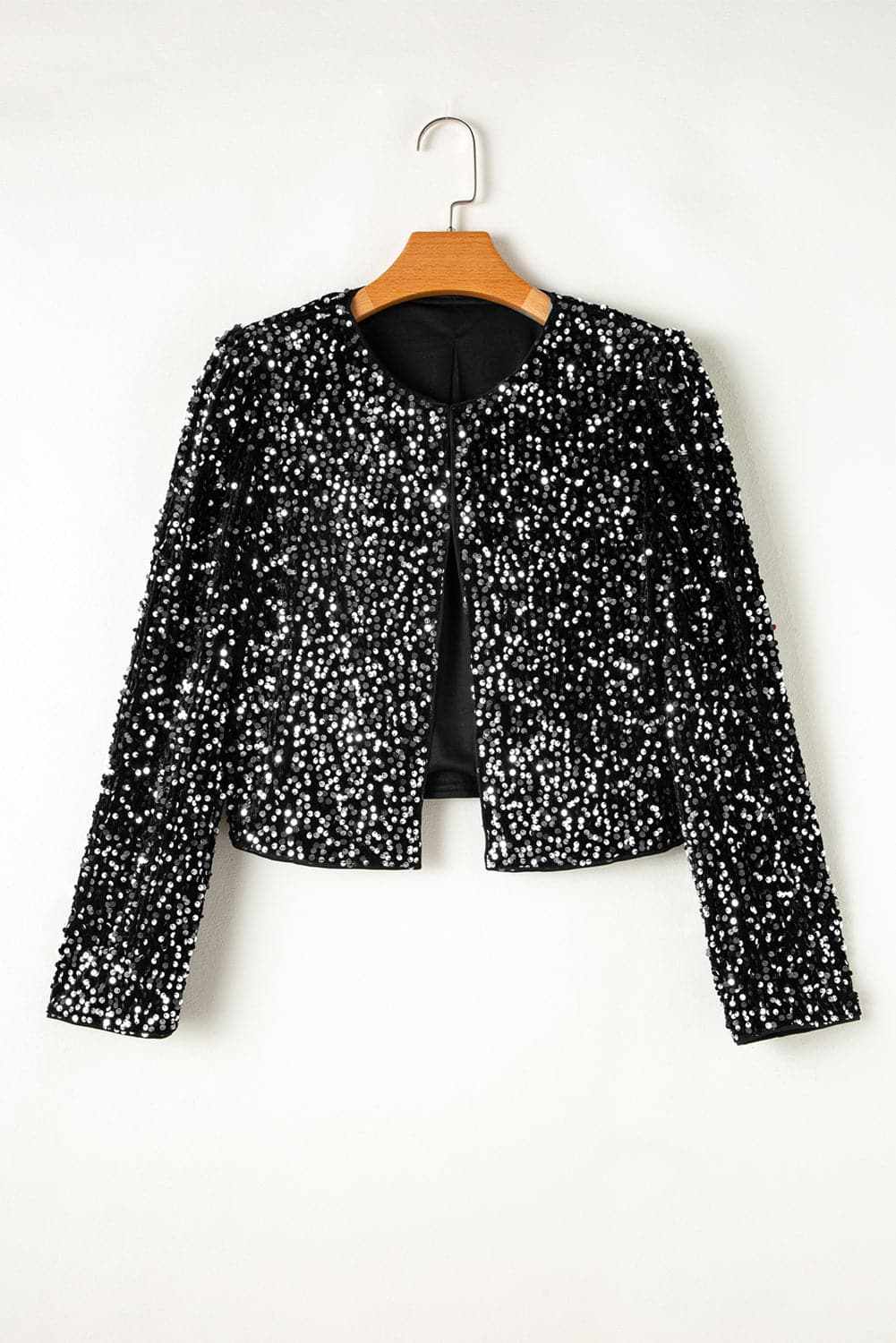 Sparkling Sequin Open Jacket - Love Salve